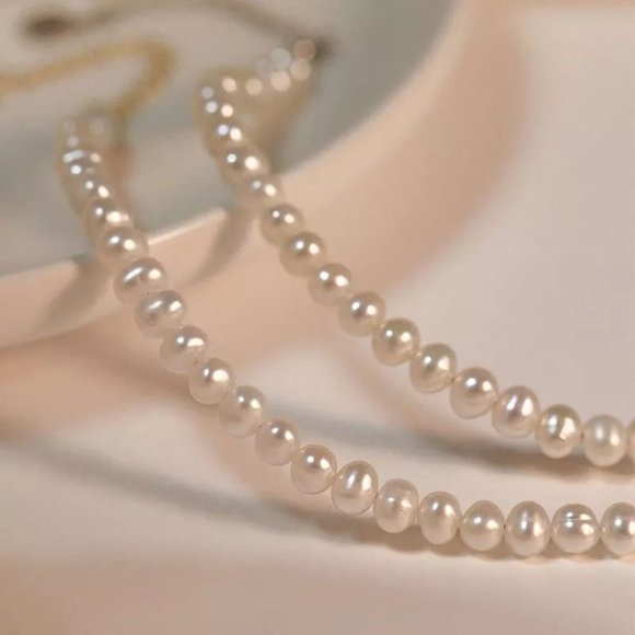 Elegant Freshwater Baroque S925 Bracelet - Picture 3 of 8